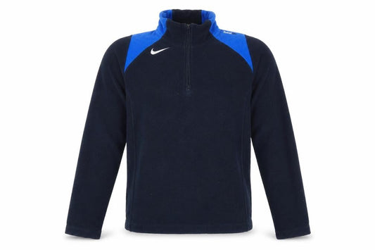 Nike Men’s Blue 1/4 Zip Fleece Pullover Sweatshirt Size M