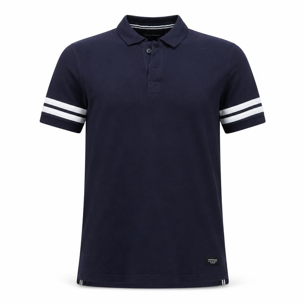 Peak Performance Men's Blue Cotton Polo Shirt Size M