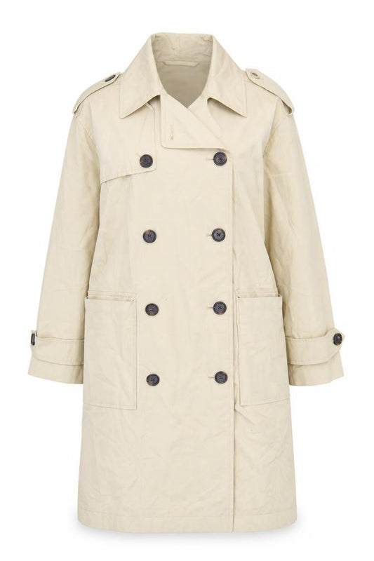 Marks and Spencer Womens Beige Size 10 Long Trench Coat
