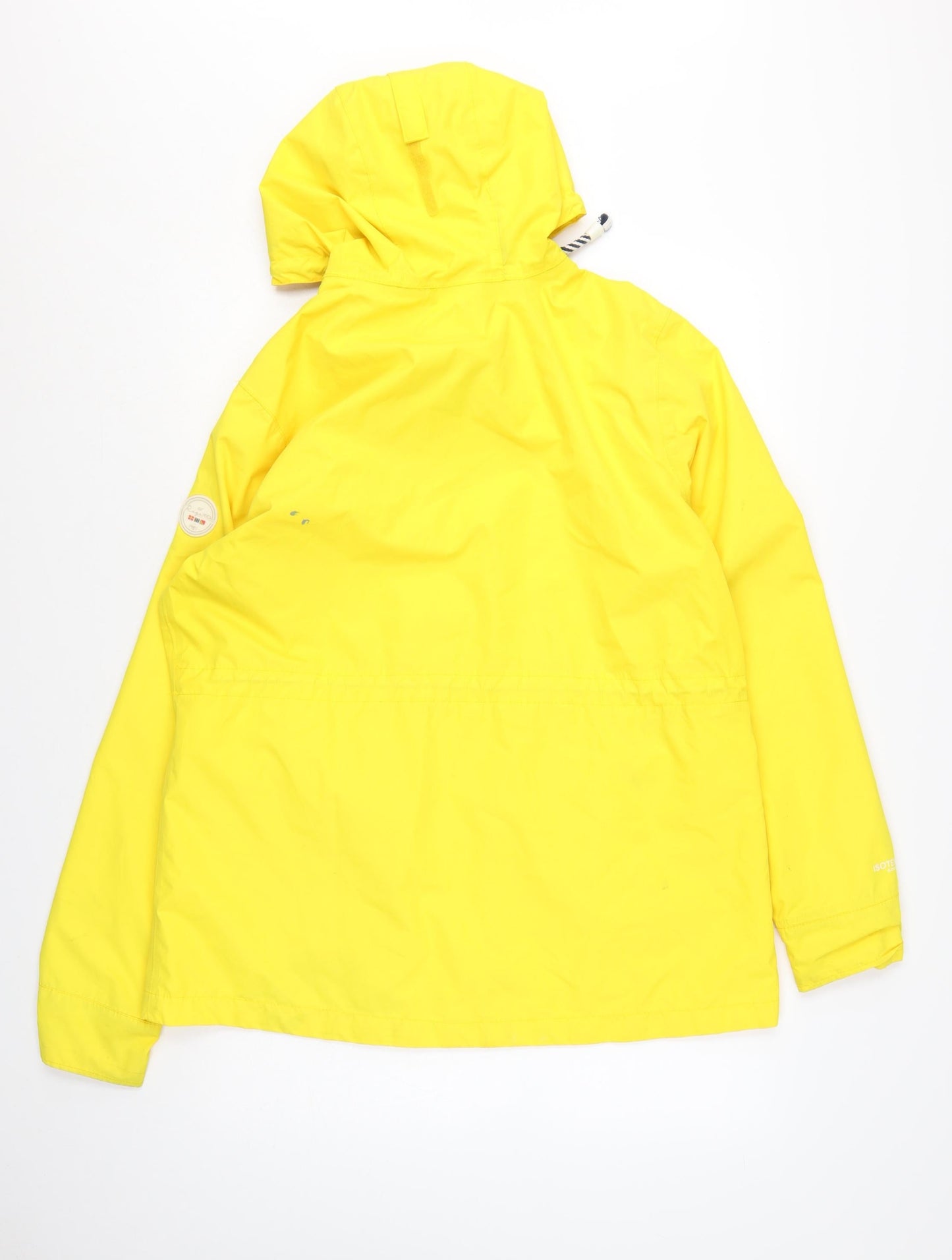 Regatta Womens Yellow Waterproof Hooded Rain Coat Jacket Size 16