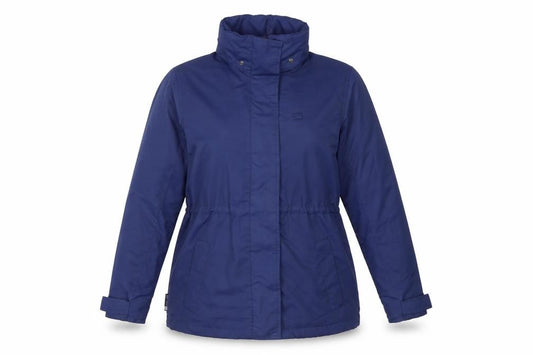 Mountain Essentials Women's Blue Waterproof Hooded Jacket UK 14