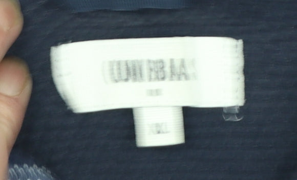 (UN)BIAS Mens Blue Short Sleeve Cotton Polo Shirt XL