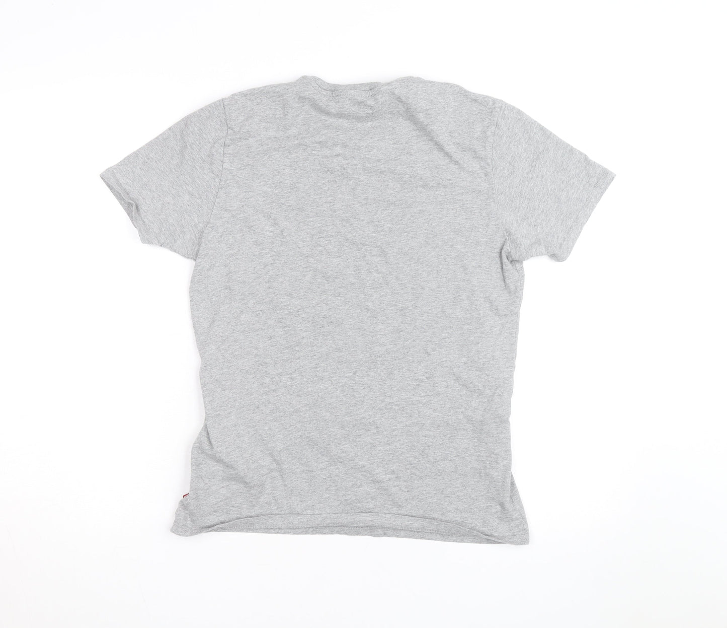 Levi's Men's Grey Logo Short Sleeve Crew Neck T-Shirt Size S
