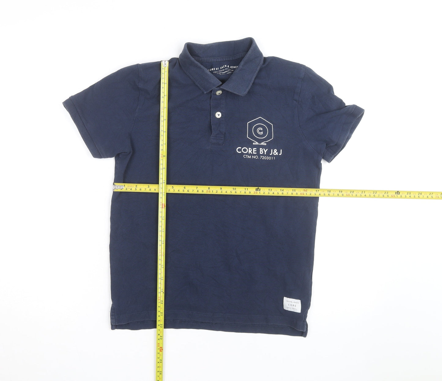 Jack & Jones Men's Blue Polo Shirt Size M Casual Classic Fit