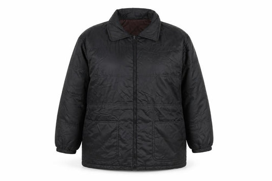 Essentials Women's Black Size 14 Quilted Puffer Jacket