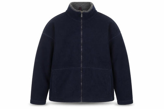 Marks & Spencer Men's Blue XL Fleece Full Zip Jacket