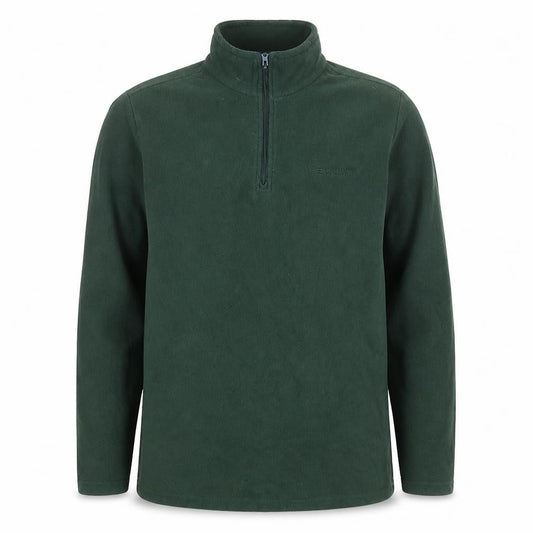 Mountain Warehouse Men's Green Fleece 1/4 Zip Pullover Sweatshirt Size L