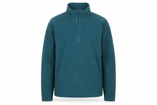 Mountain Warehouse Men’s Green XS Fleece 1/4 Zip Pullover Sweatshirt