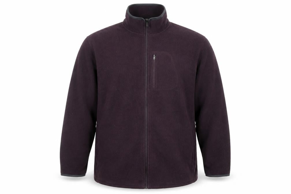 Marks & Spencer Men's Purple 2XL Fleece Full Zip Jacket