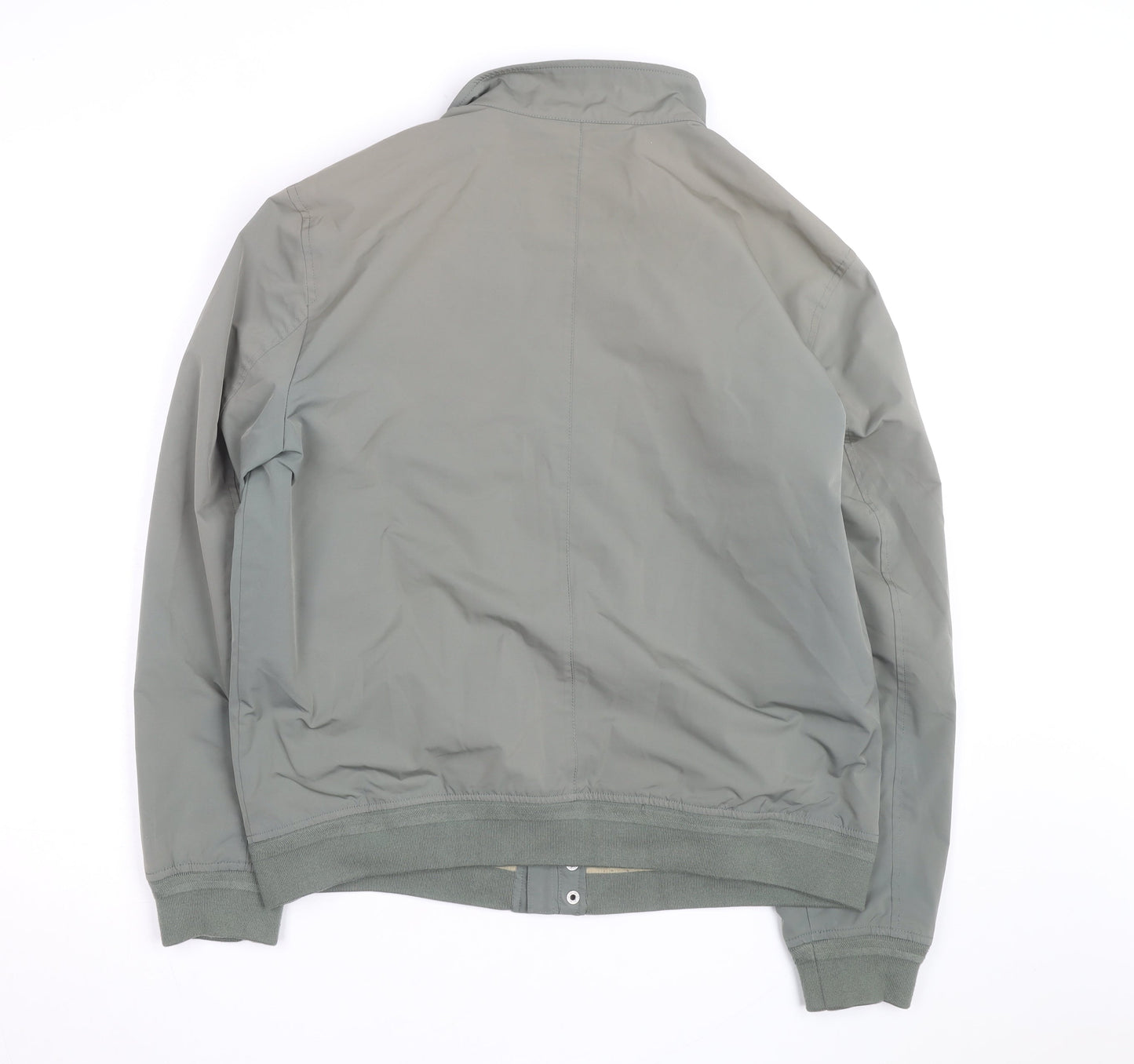 Marks and Spencer Men’s Green Bomber Jacket L Regular Polyester