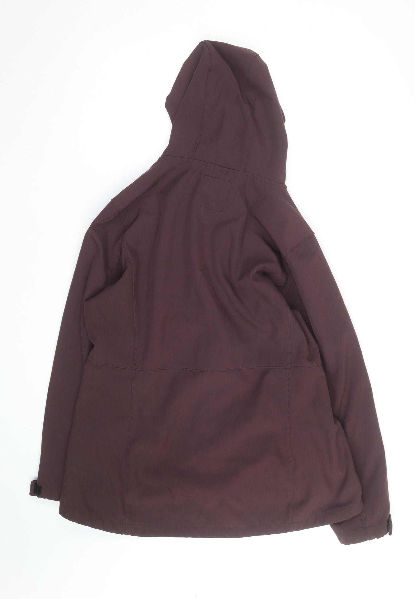Mantaray Womens Brown Hooded Softshell Lined Jacket Size 20
