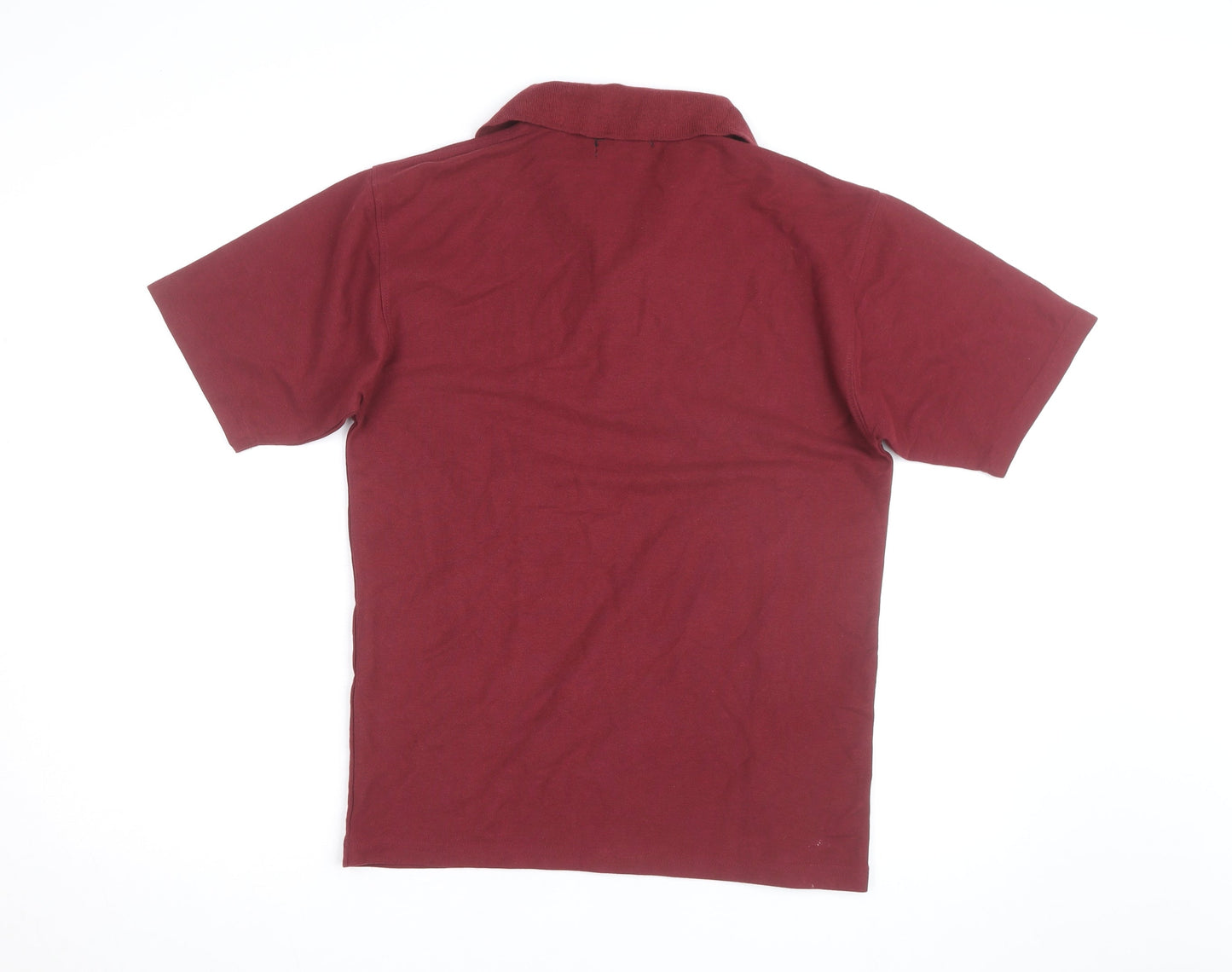 Ralph Lauren Mens Burgundy Short Sleeve Polo Shirt Size S Classic Fit