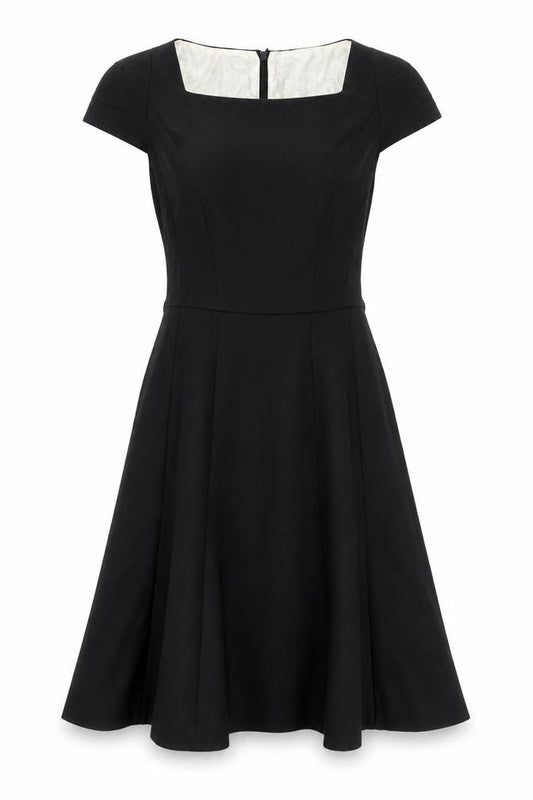 Next Women’s Black Fit & Flare Knee Length Dress Size 6