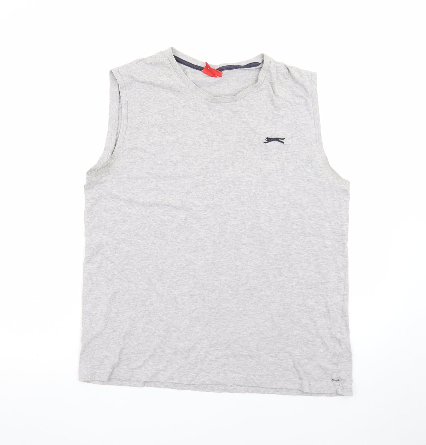 Slazenger Men’s Grey Sleeveless Crew Neck T-Shirt Size L