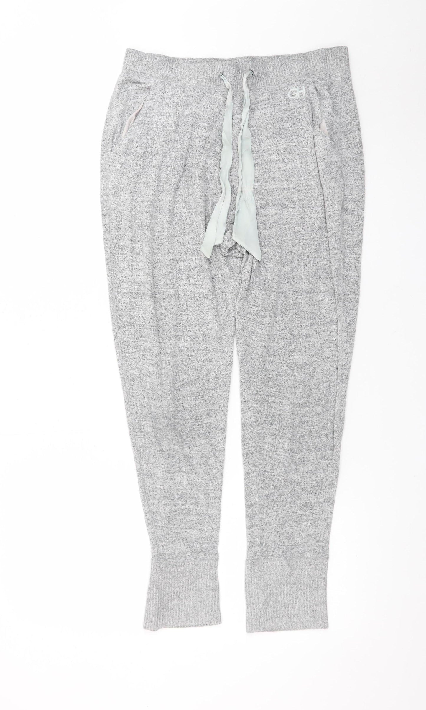 Gilly Hicks Women’s Grey Jogger Trousers Size M Stretch Lounge Pants