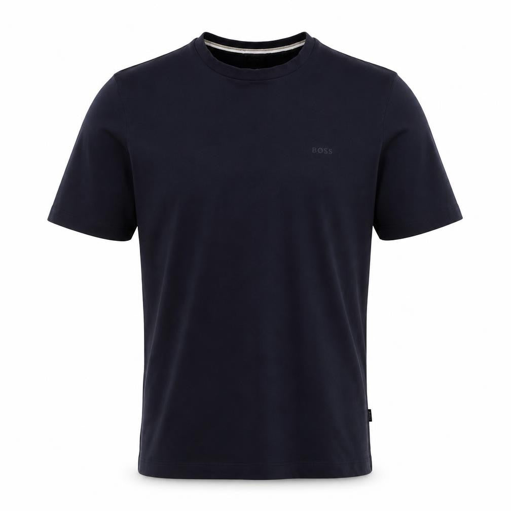 BOSS Men's Black Cotton Crew Neck Short Sleeve T-Shirt Size M