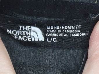 The North Face Men's Black Fleece Full Zip Jacket Size L Outdoor