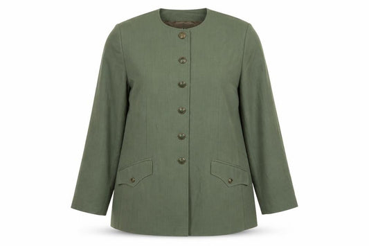 Viyella Women's Green Regular Fit Long Sleeve Country Jacket UK 16