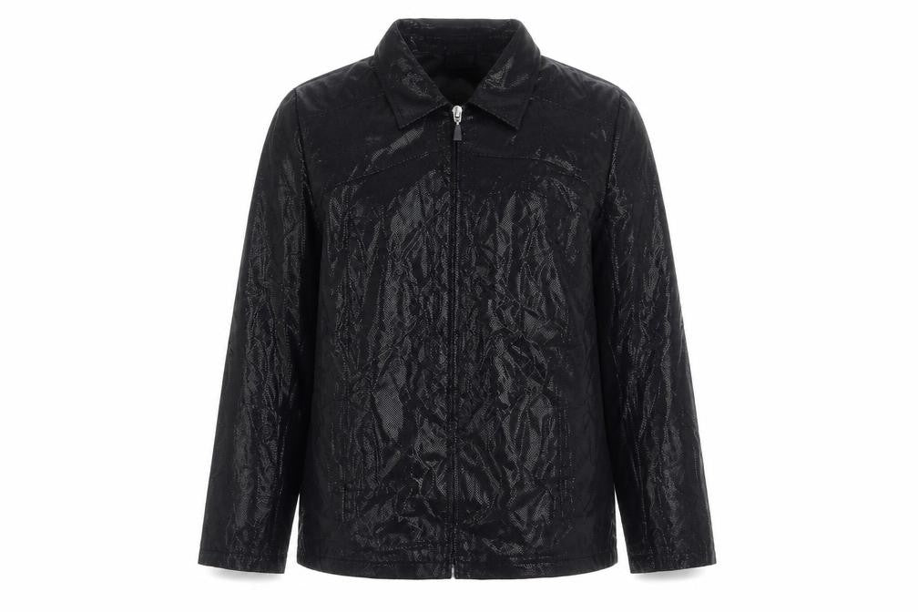 Front view of Tru City Women's Black Polyester Zip Jacket, size 10