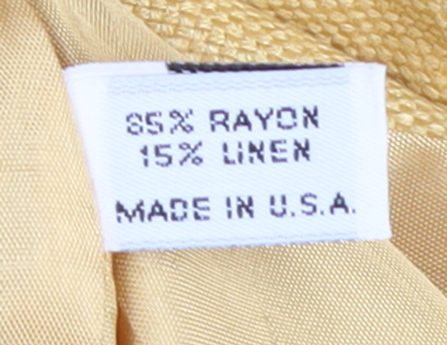 VZF Women's Yellow Linen Blend Long Blazer Jacket Size 8