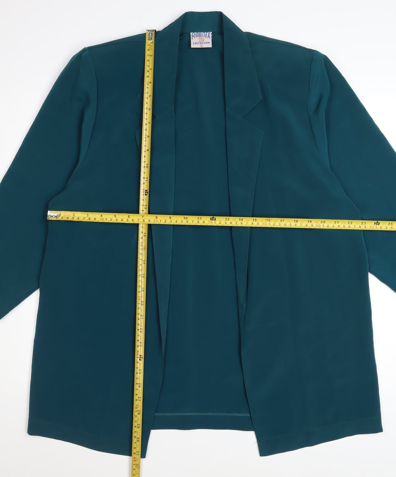 Rabitex Collection Women’s Green Silk Blazer Size 10 Mid-Length