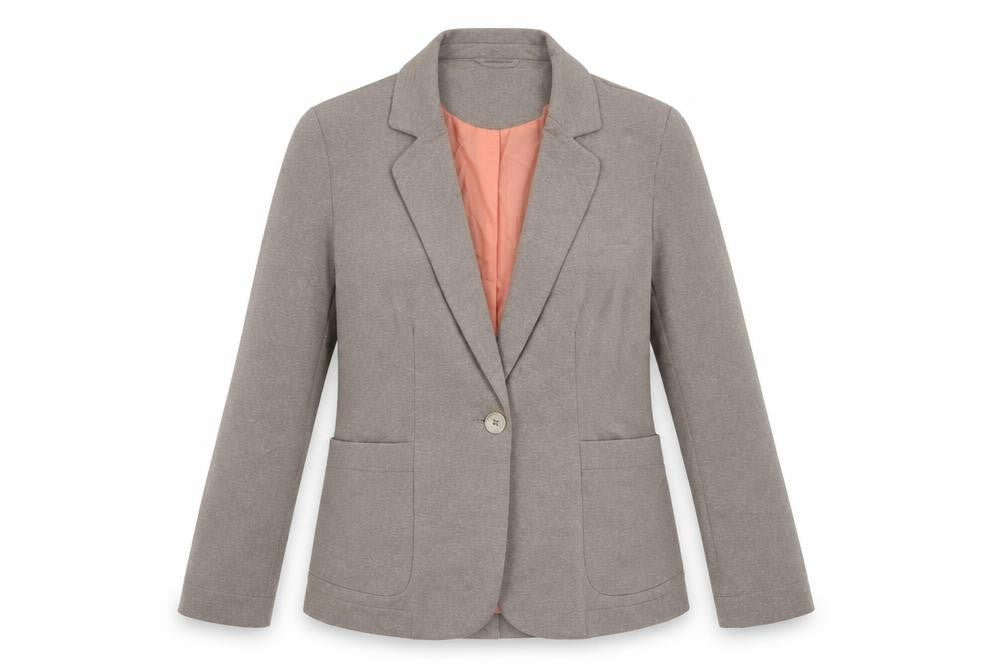 Rohan Women Brown Size 12 Journey Blazer Jacket Single-Breasted
