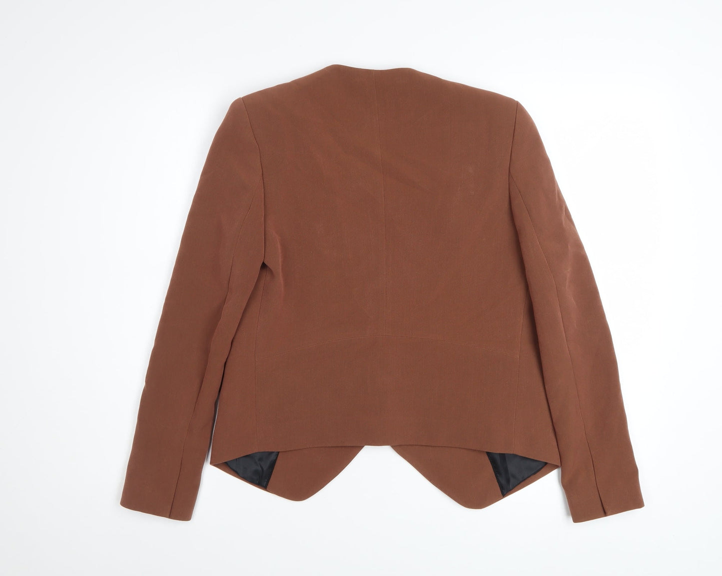 Next Women's Brown Tailoring Blazer Size 6 Petite Single-Breasted