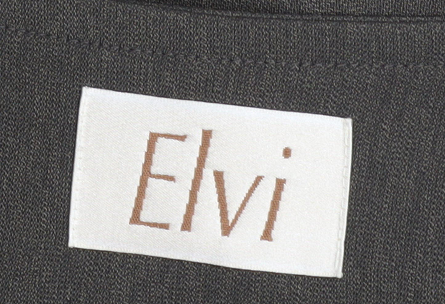 Elvi Women Brown Size 18 Classic Long Blazer Jacket