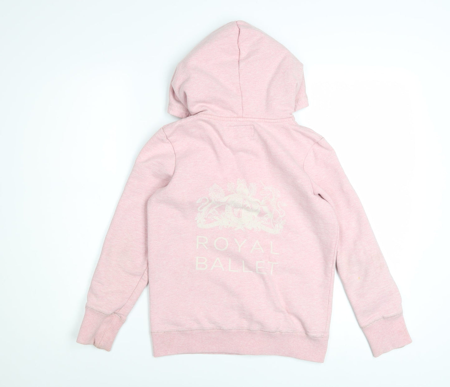 Joules Girls Pink Royal Ballet Full Zip Hoodie 9-10 Years