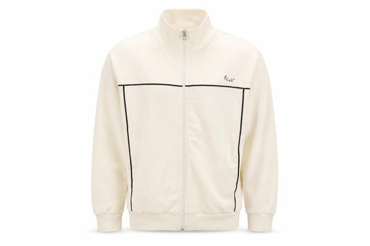 French Connection Men's Beige Full Zip Cotton Sweatshirt L