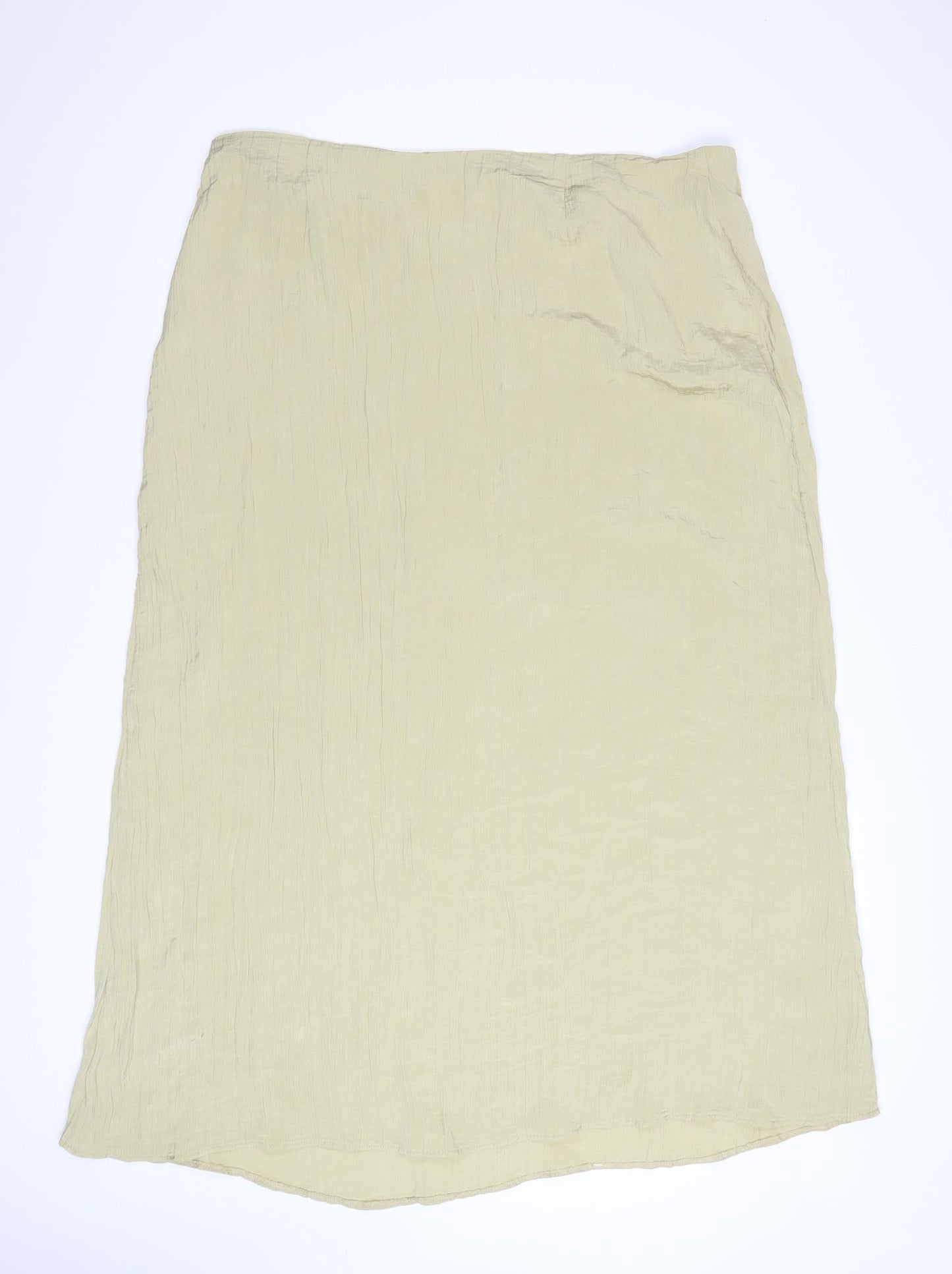 Tu Women Beige Midi Straight Skirt Size 20 Polyester Blend