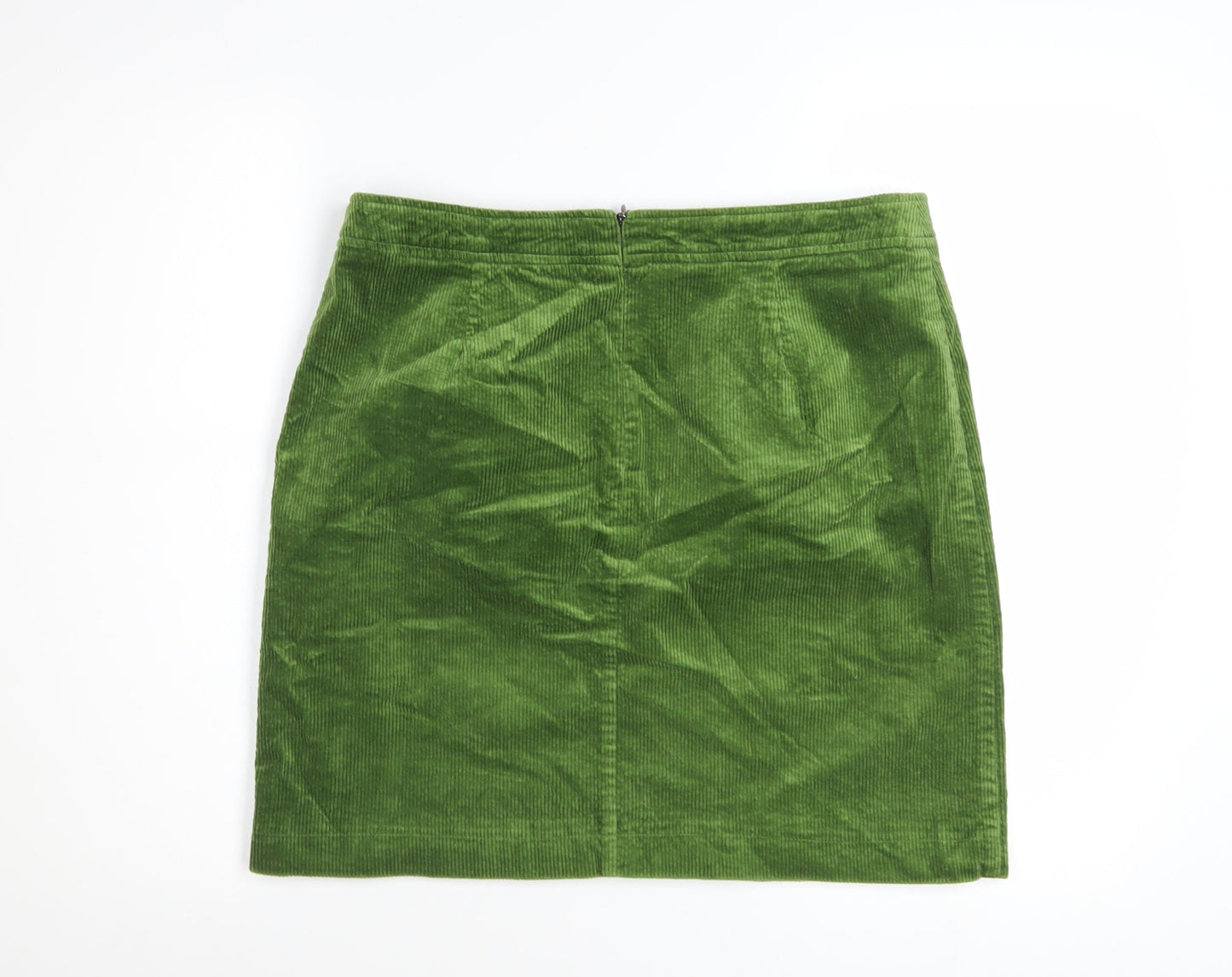 White Stuff Women’s Green Corduroy Pencil Skirt Size 12