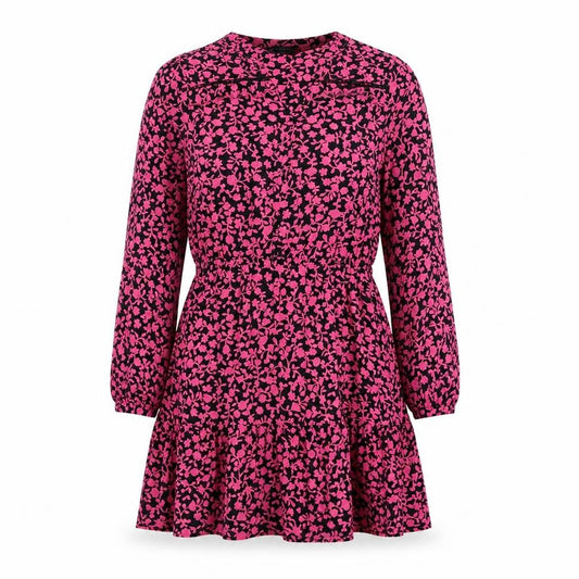 Marks & Spencer Women’s Pink Floral A-Line Dress Size 10