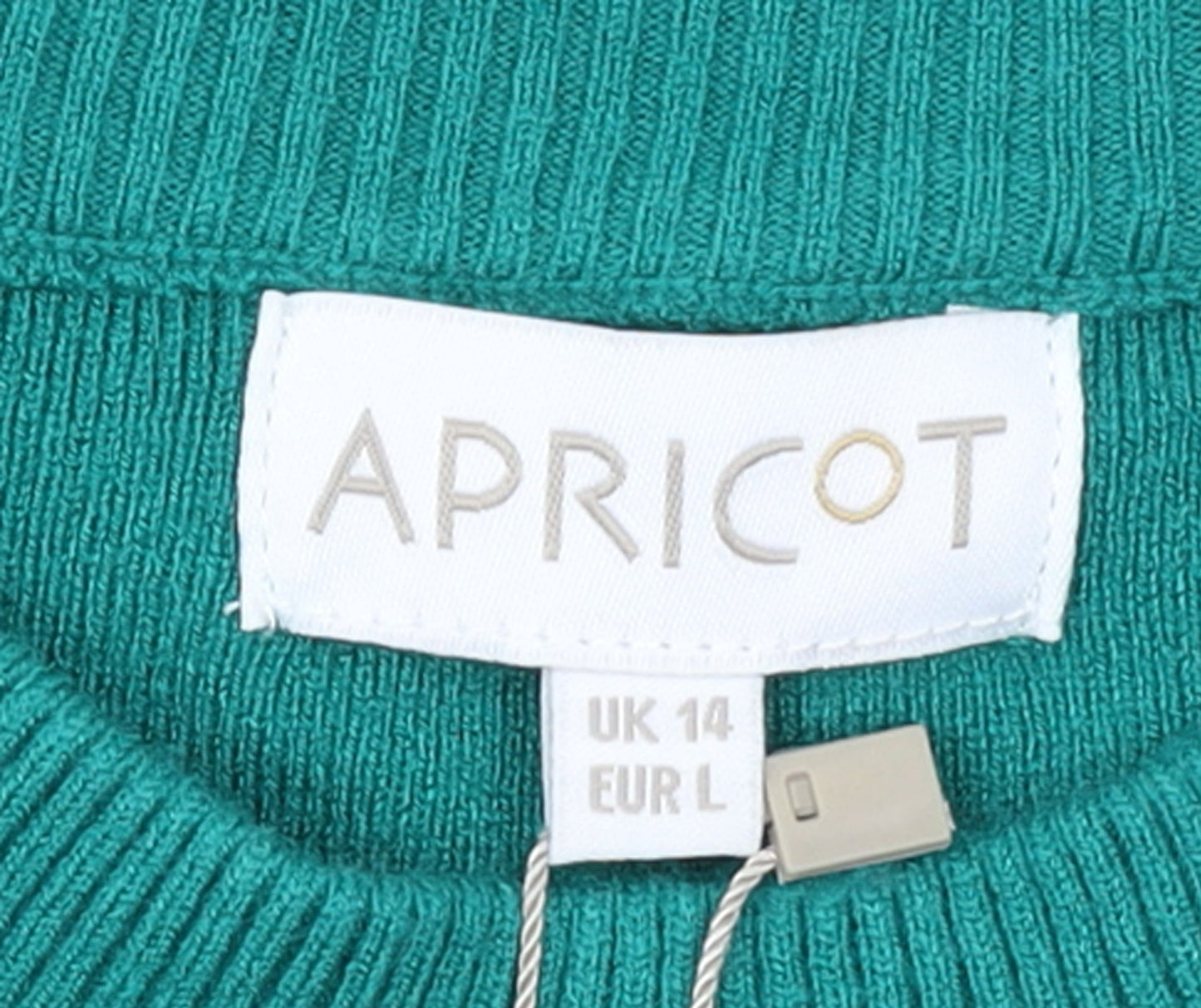 Apricot Women’s Green Knit Bodycon Dress Size 14