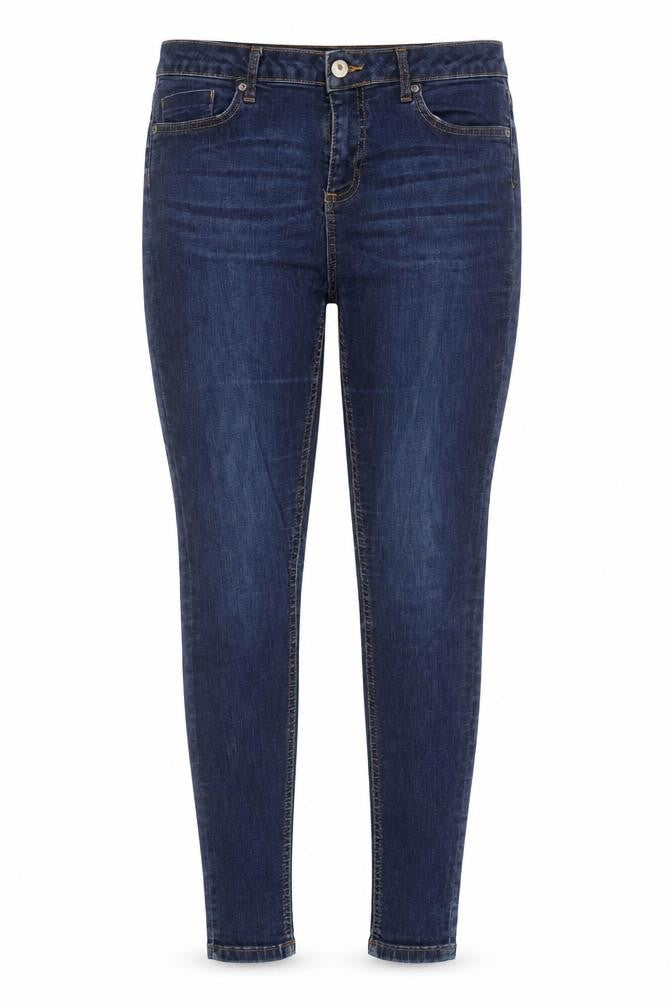 Pull&Bear Women's Blue Skinny Mid Rise Stretch Denim Jeans Size 12