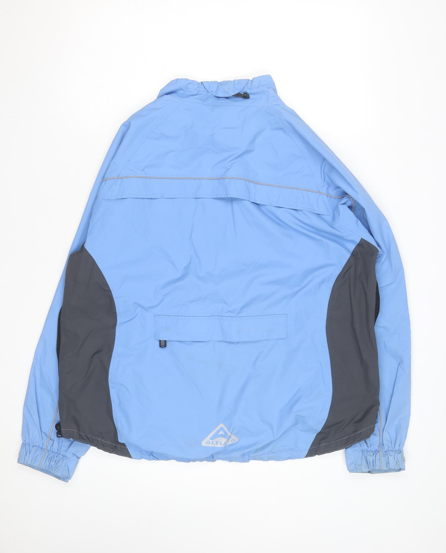 Altura Men’s Blue Windbreaker Cycling Jacket Size S Reflective Pockets
