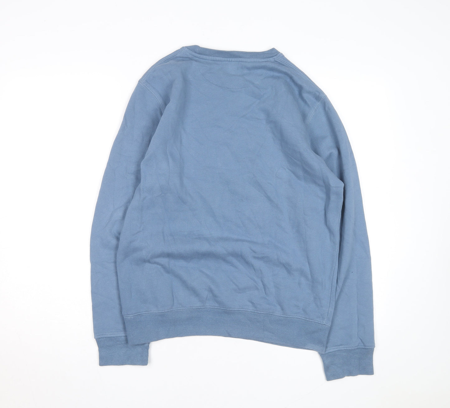 Rock On Ruby Men's Blue Small Pullover Sweatshirt Regular Fit