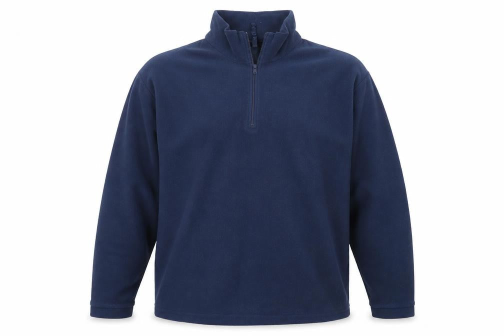 Outdoor Essentials Men's Blue 2XL Fleece 1/4 Zip Pullover Sweatshirt