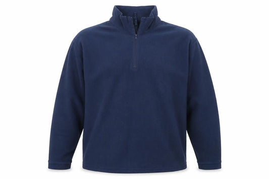 Outdoor Essentials Men's Blue 2XL Fleece 1/4 Zip Pullover Sweatshirt