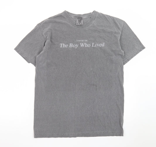 Comfort Colors Men’s Grey Harry Potter Quote T-Shirt Size M