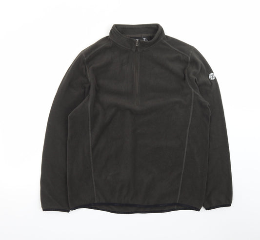 Tog Twenty Four Men's Black Fleece 1/4 Zip Pullover Sweatshirt M