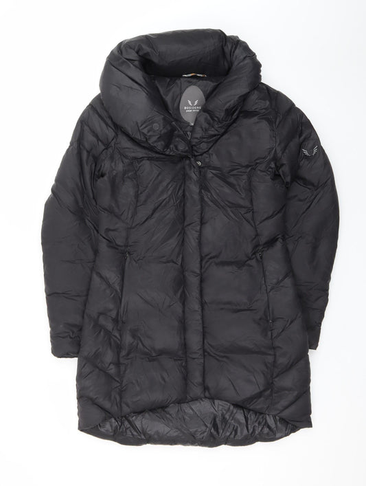 Bosideng Women's Black Long Puffer Coat Size M Winter Down Jacket