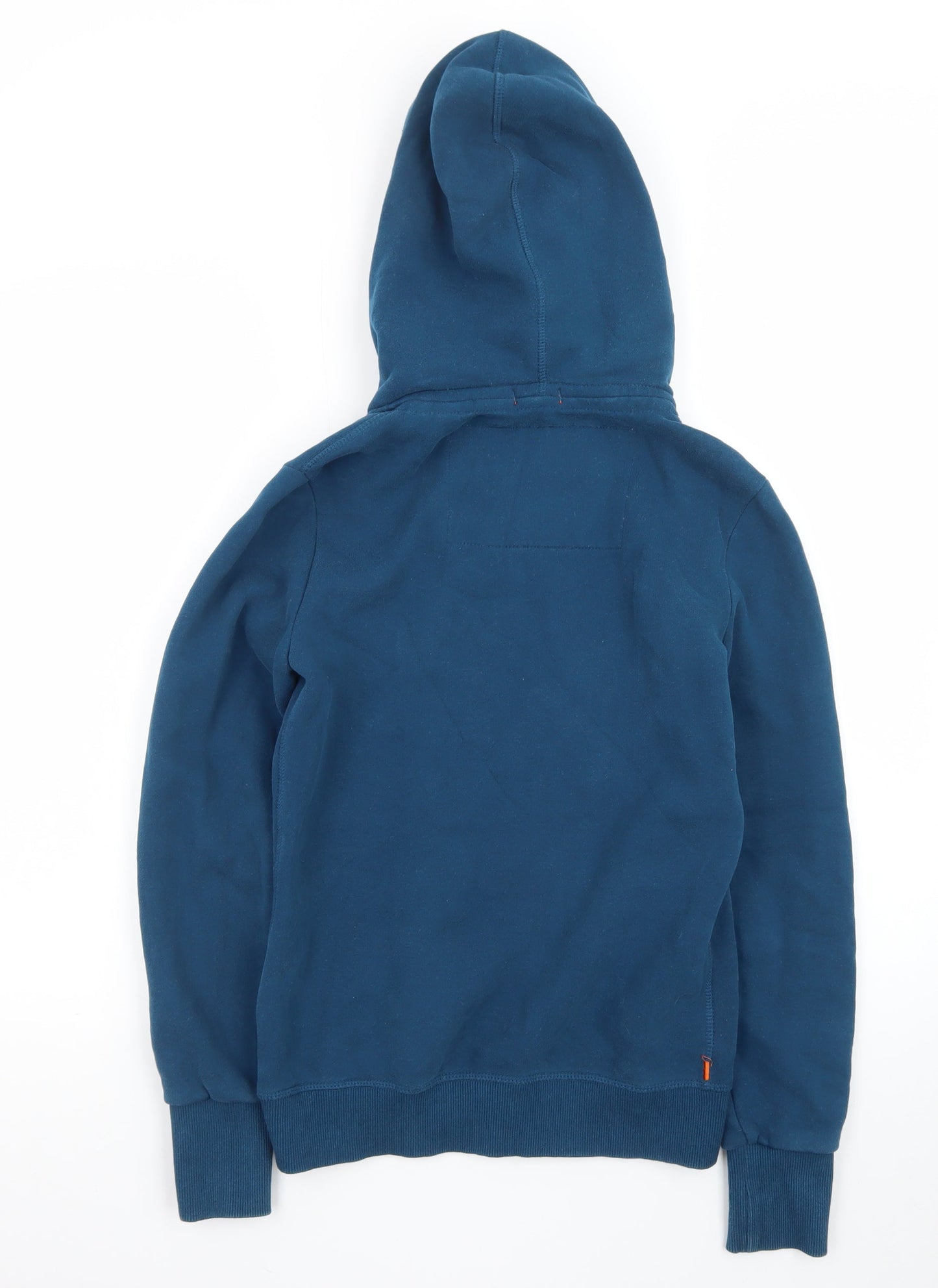 Superdry Men's Blue Full Zip Hoodie S Regular Fit Fleece