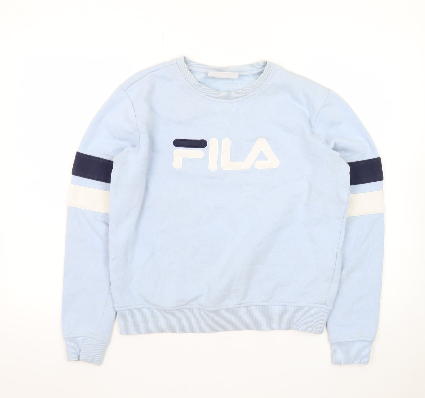 Fila Women's Light Blue Crew Neck Pullover Sweatshirt Size S