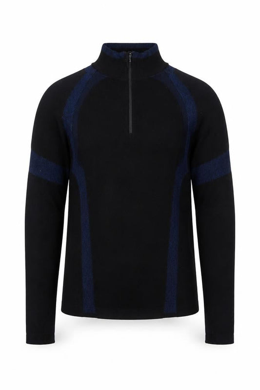 BAM Mens Black M 1/4 Zip Athletic Activewear Jacket