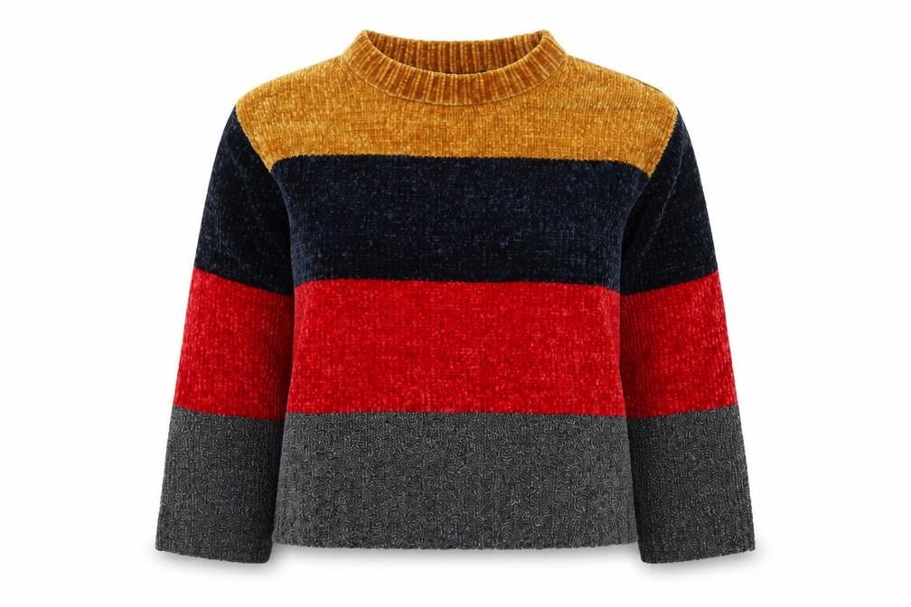 Marks & Spencer Womens Multicoloured Striped Knit Jumper S