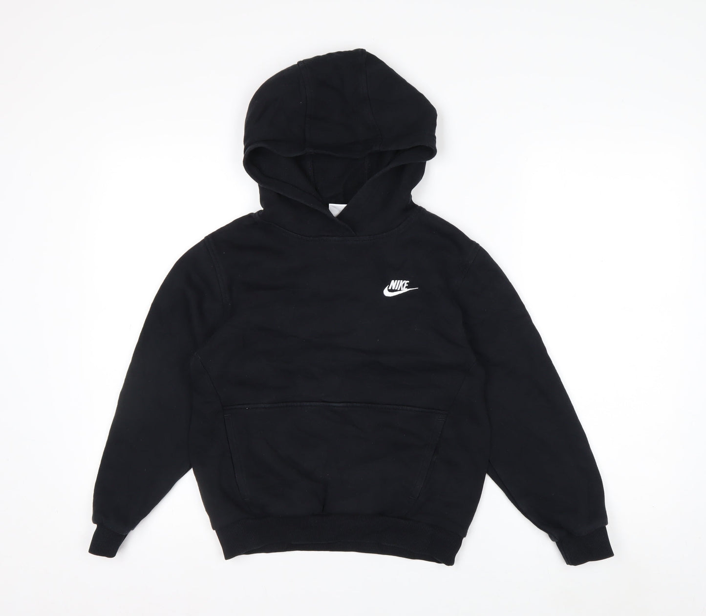 Nike Boys Black Pullover Hoodie Medium 9-10 Years Sports Fleece