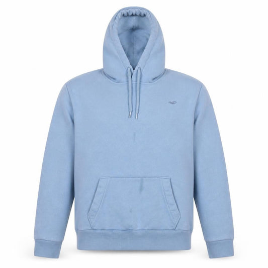 Hollister Men's Blue Pullover Hoodie Small Fleece Cotton Blend