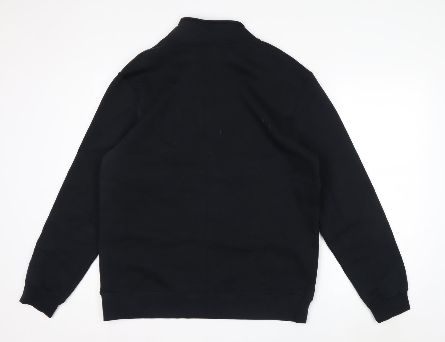 Nike Men's Black 1/2 Zip High Neck Sweatshirt Size L Regular Fit
