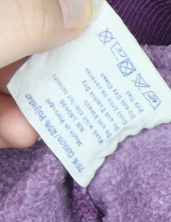 Jack Wills Womens Purple Hoodie Size 14 Pullover Hooded Sweatshirt